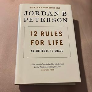 Coffee table book. 12 Rules For Life by Jordan B. Peterson